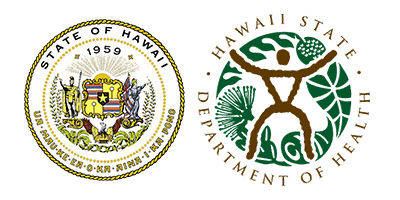 State of Hawaii Department of Health logo.