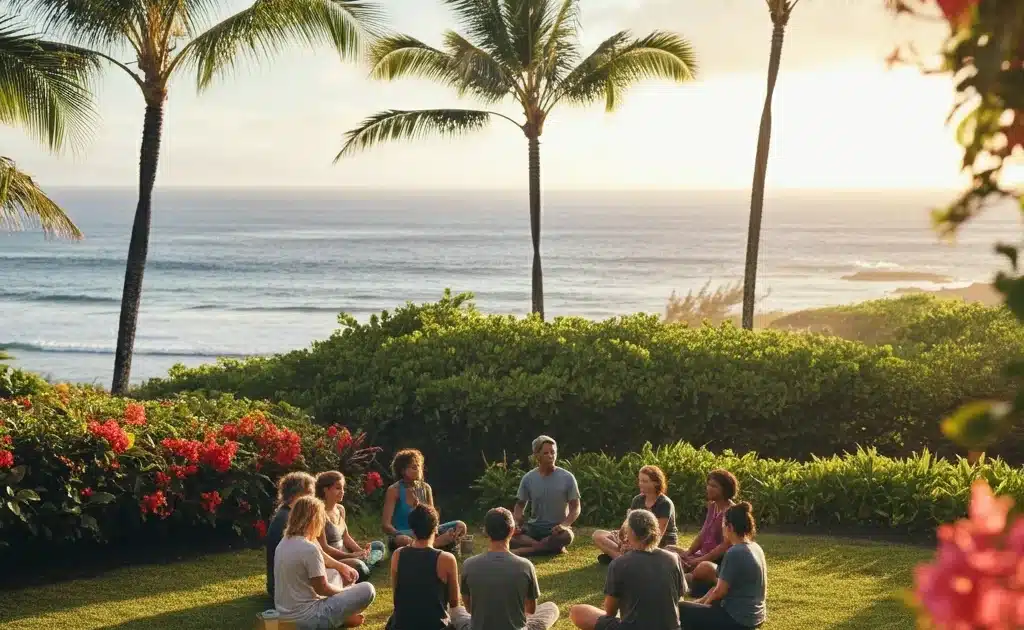 Hawaii mental health therapy session for locals on Oahu. Wellness Counseling Center talk therapy for survivors of the Maui wildfires to help overcome trauma, depression, anxiety, and more.